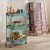 Import Slim Storage Cart 3 Tier Organizers Rolling Utility Cart Slide Out Storage Shelves Mobile Shelving Unit Organizer from China