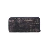 small MOQ, natural cork stylish vegan wallets, wholesale big capacity long zipper wallet