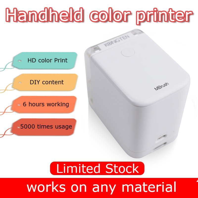 Buy Smart Home Device Mbrush Mini Cube Full Color Printer Digital ...