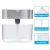 Import Soap Dispenser Soap Pump Sponge Caddy New Creative Kitchen 2-in-1 Manual Press Liquid Soap Dispenser With Washing Sponge from China