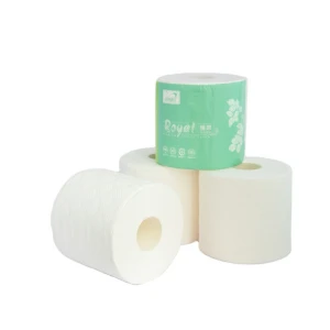 Soft organic eco friendly certified OEM custom cheap 4 3 2 ply bamboo toilet rolls toilet paper tissue