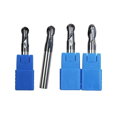 Solid Carbide CNC Tool 45 Degree Milling Cutter of Ball End Mills for Hight Hardness Steel/Cast Iron