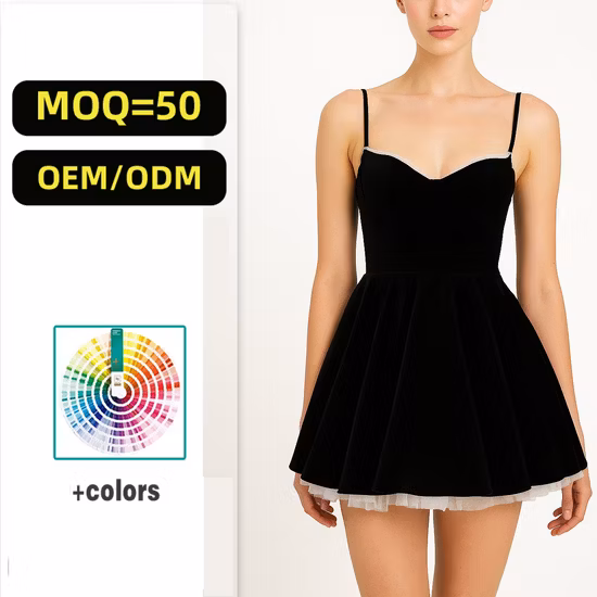 <span>Elegant High Waist Sweetheart Neck Mini Dress for Women</span>