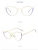 Import Sparloo 2080 Women Cat Eye Metal Private Label Optical Eyewear Anti Blue Spectacle Frame Pink Eyeglasses from China