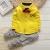 Import spring long sleeve baby clothing set clothes with glass pockets from China