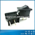 SPST electrical 2-3 pins t105 on-off-on lighted unlighted mini truck rocker switch