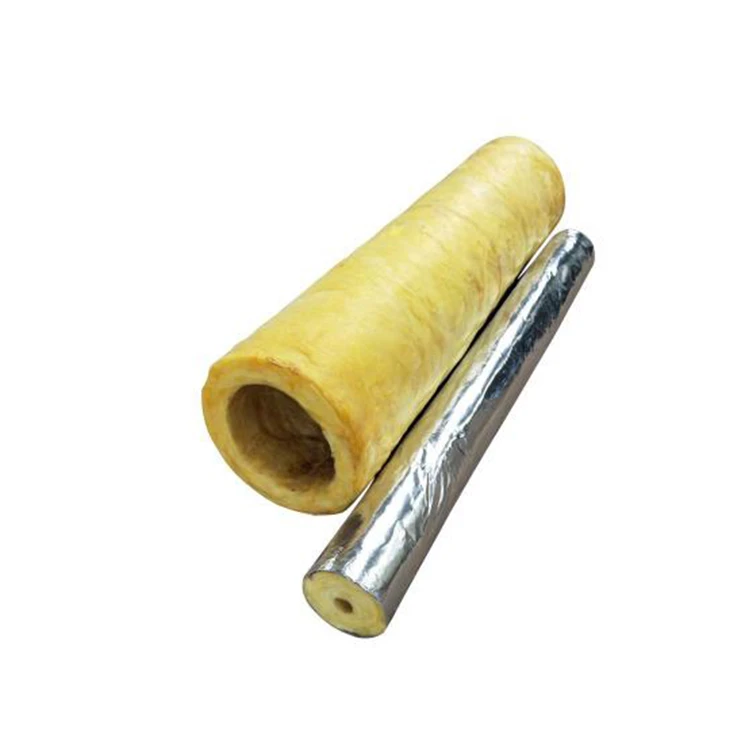 Stable physical and chemical properties fibrex mineral wool pipe insulation glass wool tube