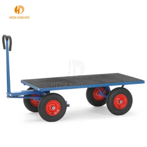 Stainless steel 300kg mute foldable hand platform cart trolley folding heavy duty industrial trolleys