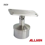 Stainless Steel Adjustable Flat Hand Rail Bracket Straight Saddle