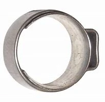stainless steel american single ear worm drive hose clamp
