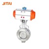 Stainless Steel CF8 Wafer Style DN100 on off Butterfly Valve