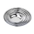 Import Stainless Steel Dinner food Plate Round Dishes Plates Handwork Tray Food Dish Dinnerware Set Kitchen Rice Bowl round plate from China