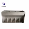 stainless steel double side 10 places pig feeder/pig trough