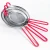 Import Stainless Steel Fine Mesh Kitchen Food Strainer for Sift, Strain, Drain and Rinse Vegetables, Pastas & Tea With Silicone Handle from China