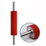 Stainless Steel Silica Gel Rolling Pin With Handle ,Rolling Pin Baking ,Kitchen Rolling Pin