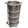 Stainless steel wedge wire screen basket wedge wire centrifuge screen baskets