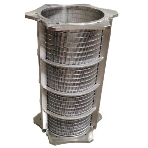 Stainless steel wedge wire screen basket wedge wire centrifuge screen baskets