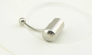 Stainless steel wholesale capsule belly button rings vibrating body jewelry