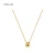 Import Sterling Silver Pendants 14K Plating Necklace ORB Geometric Unisex Charm Beans Shape Sterling Silver Gold Plated Small Necklaces from China