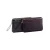 Import Stylish Synthetic Leather Two Zippers Pouch made in Japan from Japan