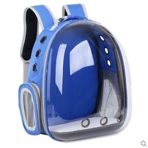 Summer Breathable Outdoor Travel Transparent Space Capsule Pet Carrier Cat Show Backpack Bag For Pet