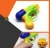 Import summer fashion popular kid plastic toy custom water gun with 3 color from China