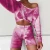 Import Summer Tie Dye Two Piece Biker Short Set Women from China