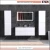 Import Super white Tempered glass top bathroom furniture T9319 from China