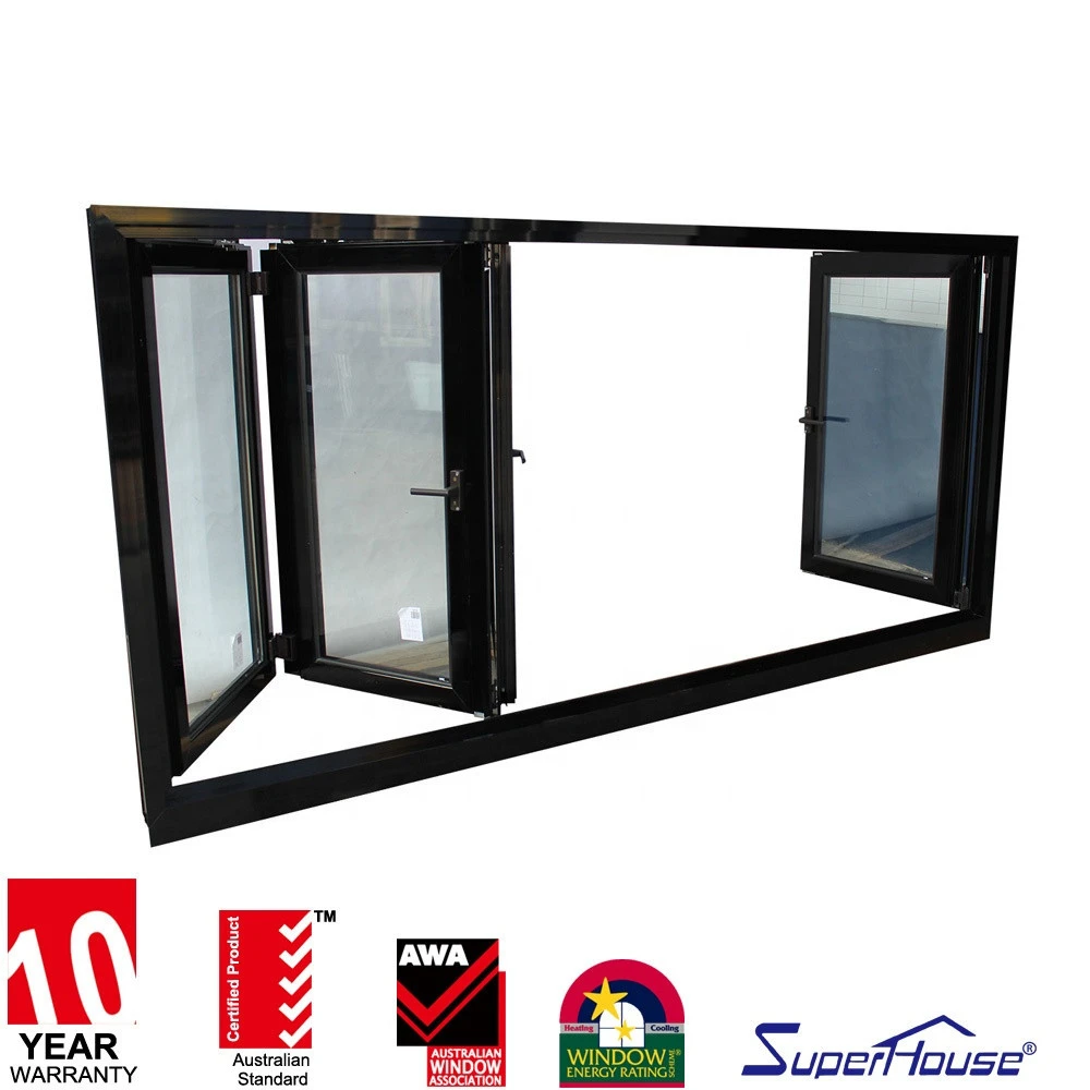 Superhouse Aluminium Doors Windows Aluminium Bifolding Window With German Hardware