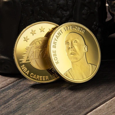 Supply Foreign Commemorative Coins Custom Kobe Relief Medallion Metal Badge Design Business Gifts