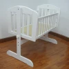 Swing wood crib and cot for kids and children furniture