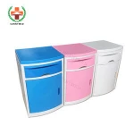 SY-R074 ABS medical hospital use Hospital Furniture Bedside Cabinet