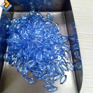 synthetic glass beads marquise shape glass loose stone 4x8mm marquise sky blue glass MS shape