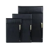 Synthetic Leather Custom A5 A6 Size Clipboard Writing Pad Restaurant Menu Folder Checkbook Cover Holder