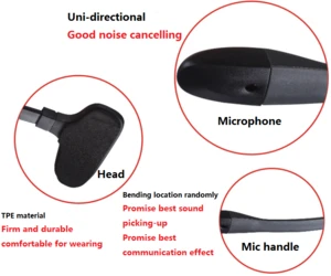 Telephone Headset For Call Center , Traffic Headband Speakerphone For Noise Cancelling