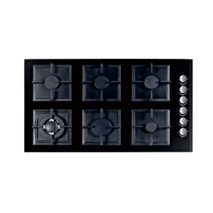 Tempered Glass Top 6 Burner Gas Cooktops/Gas Hob/Gas Stove