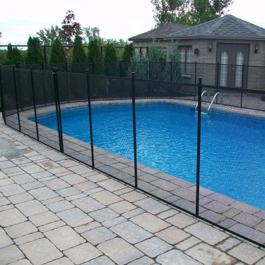 Temporary Portable Cheap Vinyl PVC Coated Polyester Mesh Baby Guard Swimming Pool Barrier Security Fence