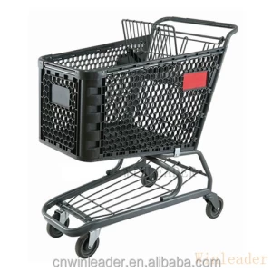 The most wonderful supermarket plastic shopping trolley cart