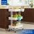 Import Three Tier Movable Home Kitchen Organizer Tool Storage Racking Trolley  Home Kitchen Utility Rolling Cart from China