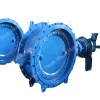 tianjin factory direct butterfly valve DI body and disc double eccentric flange butterfly valve