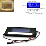 Time Temperature LED Mirror  Bathroom Wall Mount Lighting Mirror Led Vanity Mirror Touch Switch Display