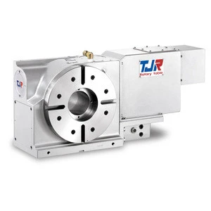 TJR HR Series Hydraulic Brake Rotary Table, 4th Axis Right Hand Motor Mount Rotary Table