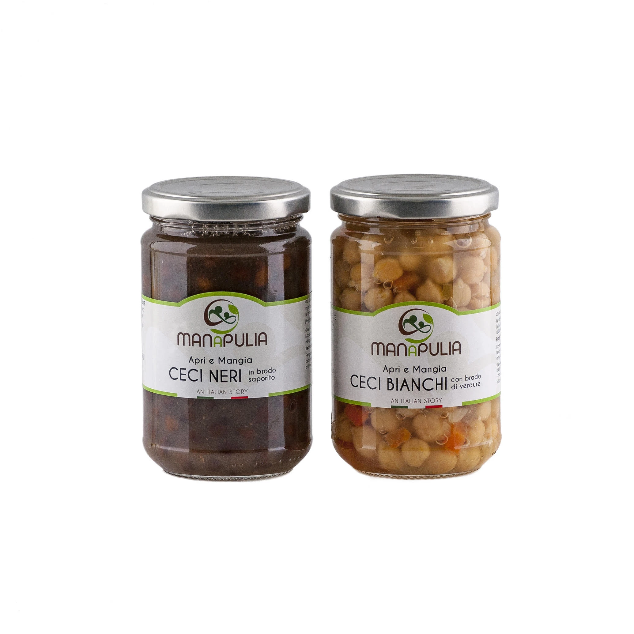Top Quality  Black chickpeas with rosemary Italian Food 314 ml 290g
