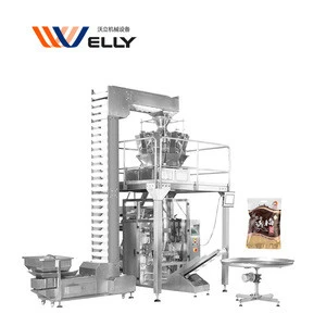 Top quality hardware snacks meatball weighing packing nitrogen machine Welly