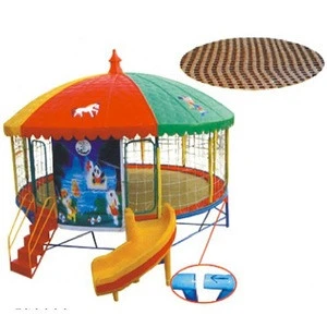 Trampoline Park Kids Indoor trampoline Bed with Slides Theme Park Outdoor Playground Equipment