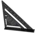 Triangle Ruler, 7" Aluminum Alloy Triangle Protractor Roofing Square Scale Speed  Measuring Tool for Engineer Carpenter