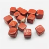 TUMBLE STONE.Hot Sale Natural red Gemstone Crystal Bulk Cube Red Jade Quartz Tumbled Stone