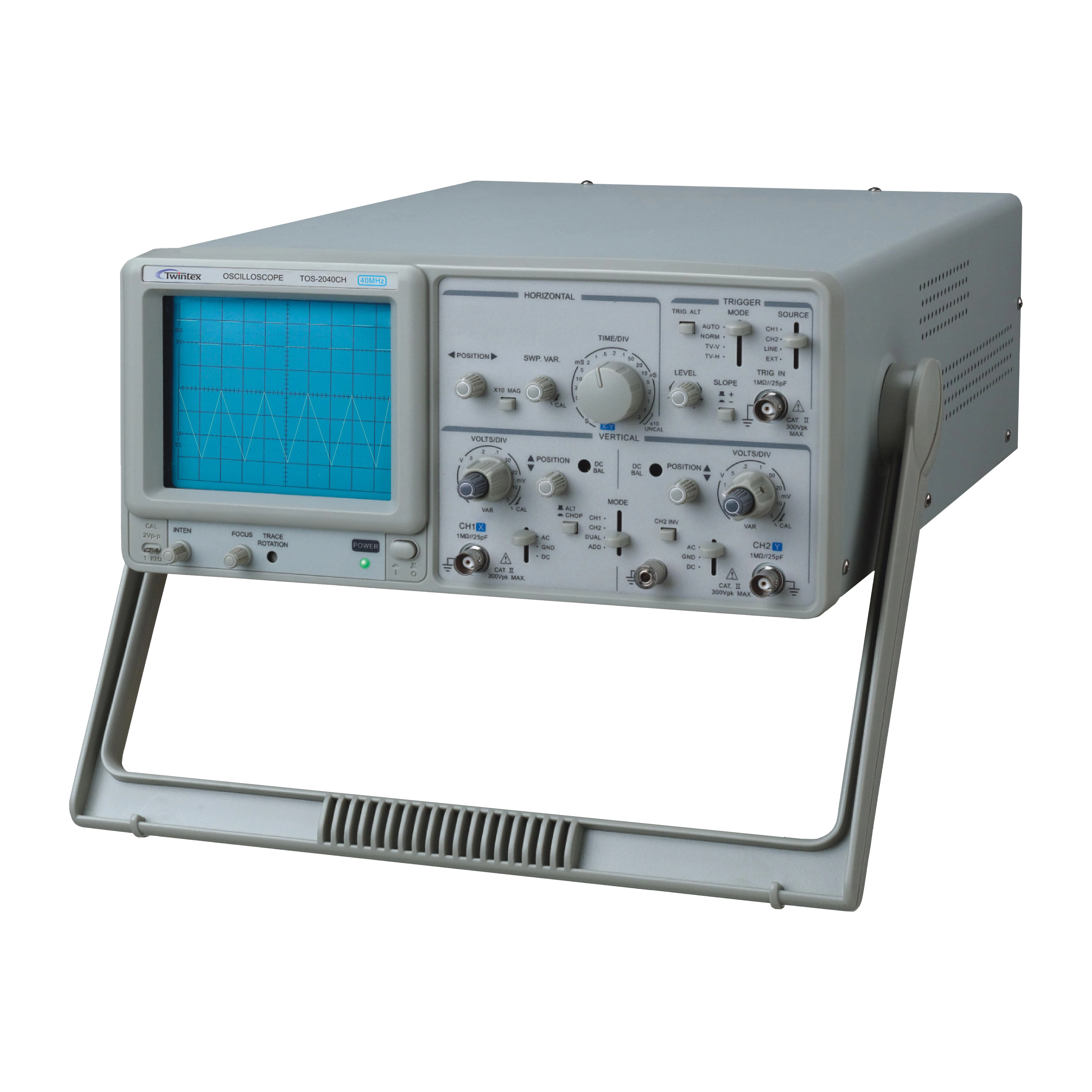 TWINTEX TOS-2040CF Analogue oscilloscope 40MHz with frequency counter