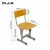 Import Uganda Africa Primary middle school classroom Classic cheap adjustable school desks chairs Plywood old used school desk chair from China