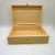 Import Unfinished home decoration pure rectangle wooden storage box from China